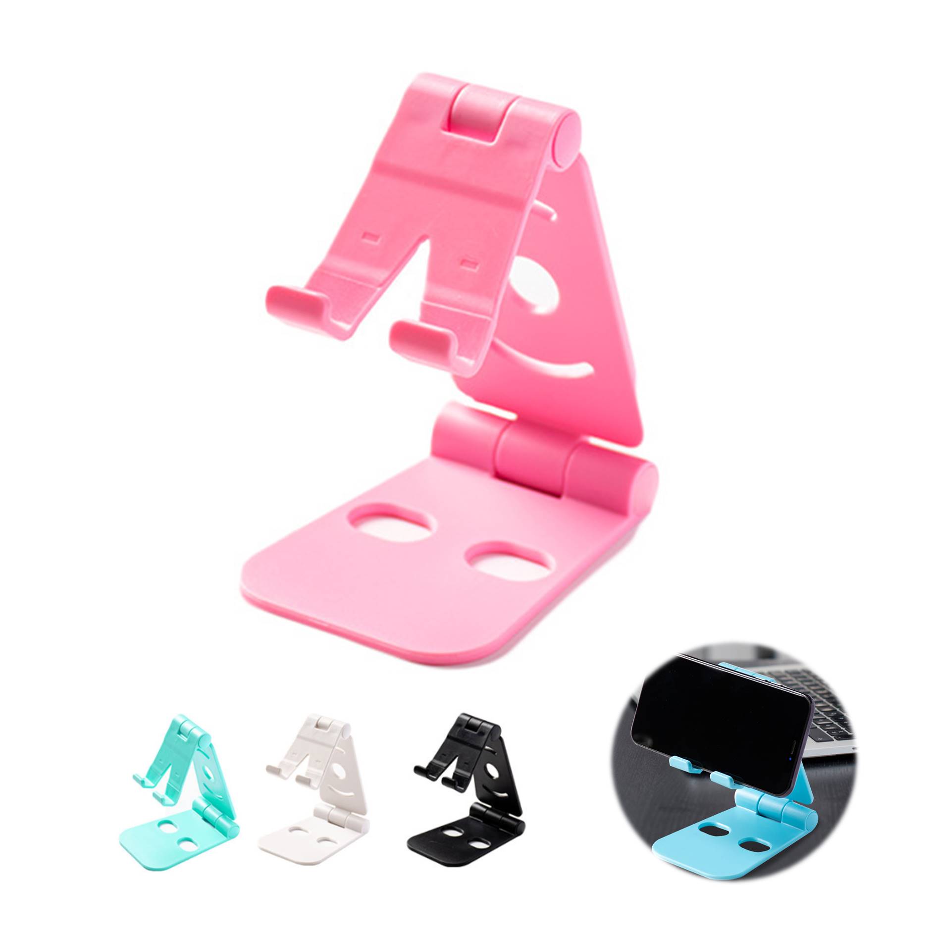 Plastic Desktop Portable Lazy Mobile Phone Holder Adjustable Stand 2