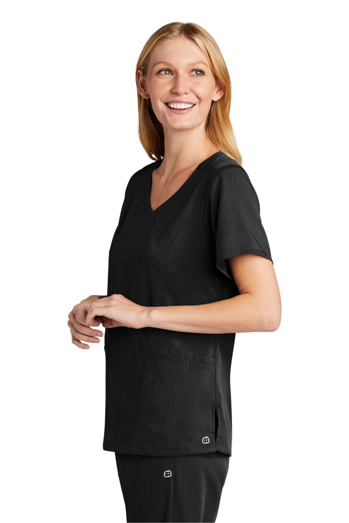 Wink® Women's Premiere Flex Mock Wrap Top 12