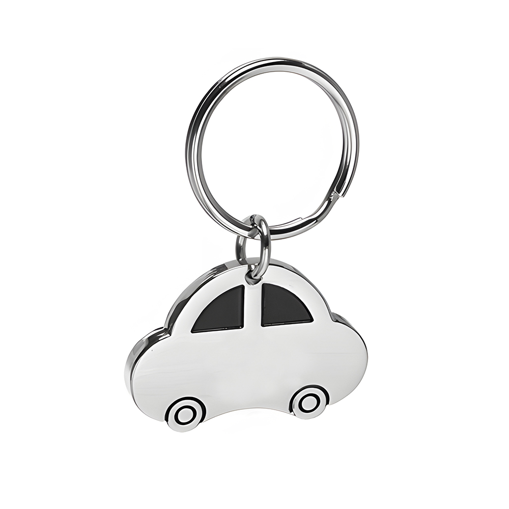 Car Shaped Metal Keychain 5