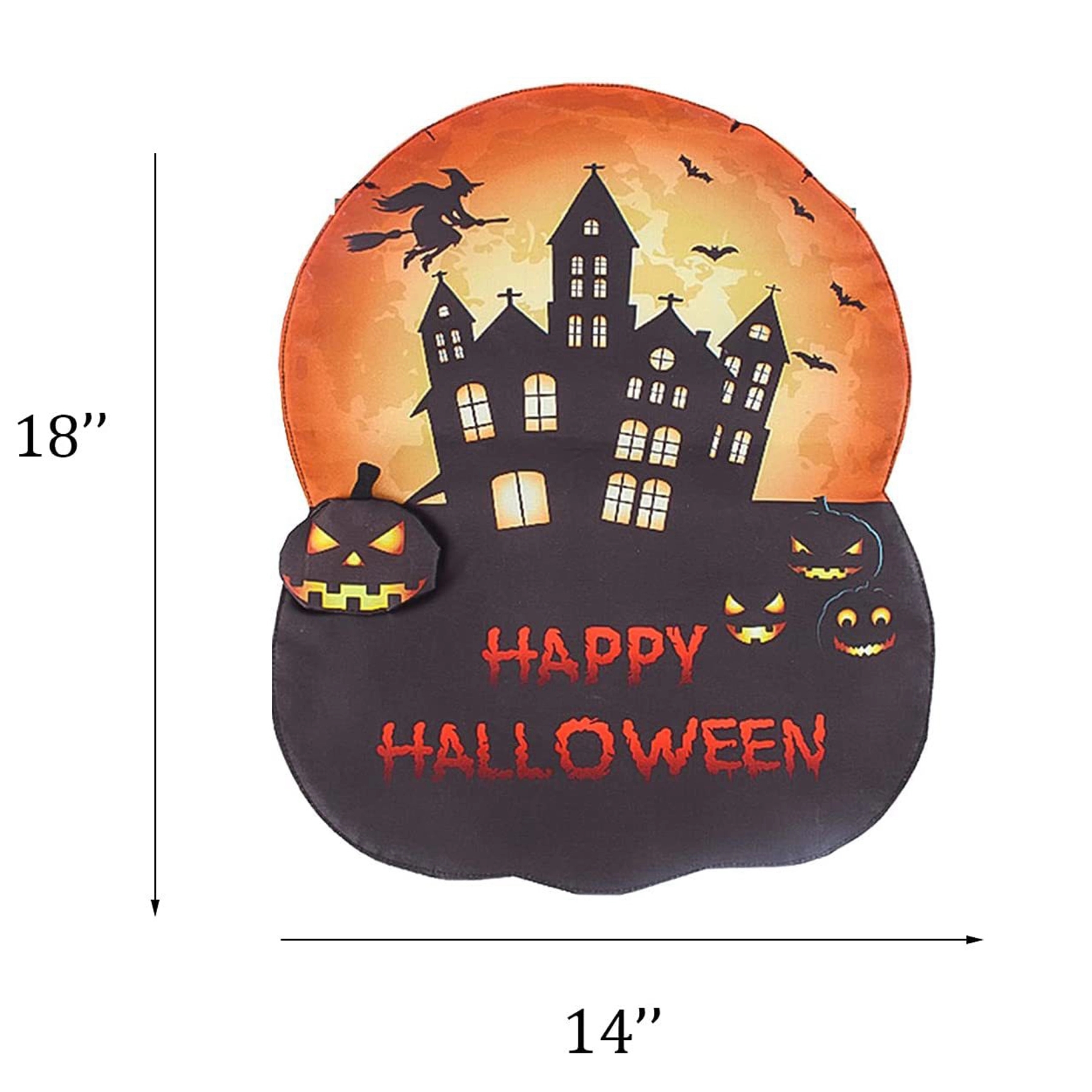 Halloween Garden Flag Double Sided Outdoor Pumpkin Yard Deco 3