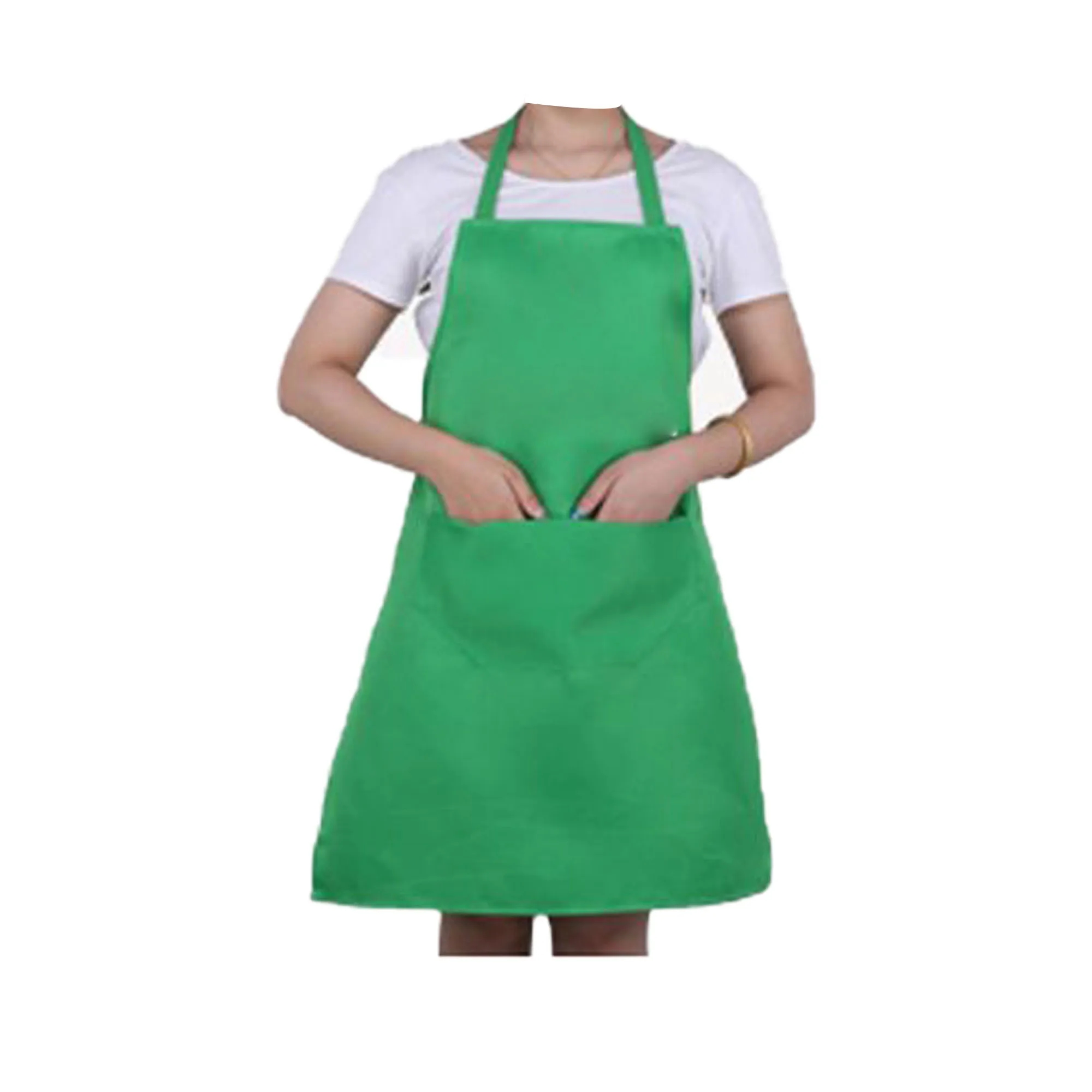 Polyester Double-pocket Uniform Bib Apron 29.5"L x 26"W 4