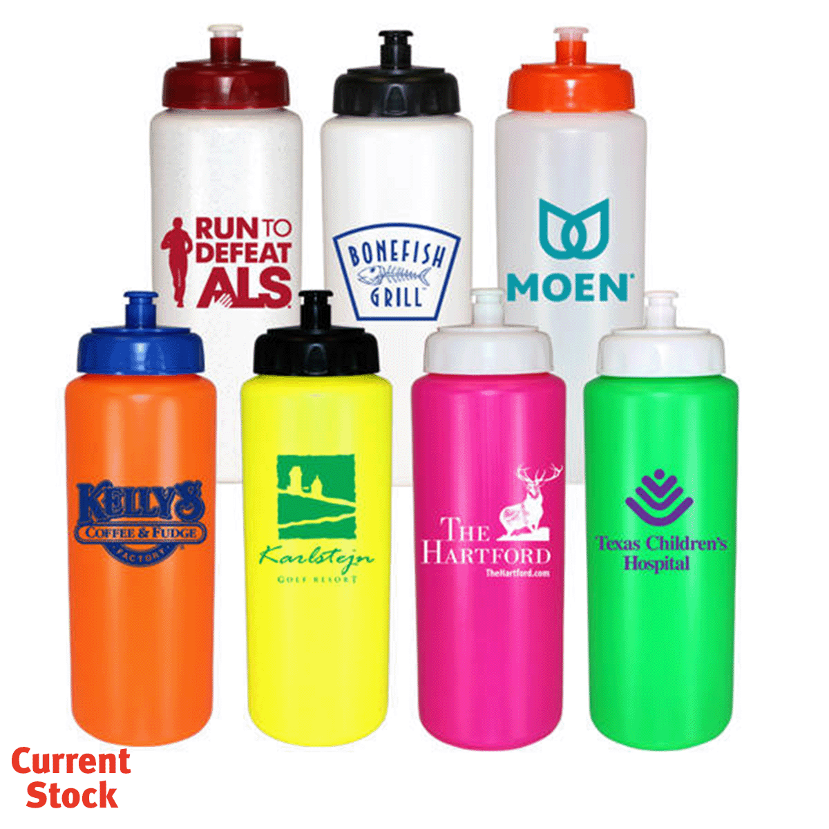 32 oz. Sports Bottle with Push 'n Pull Cap 1