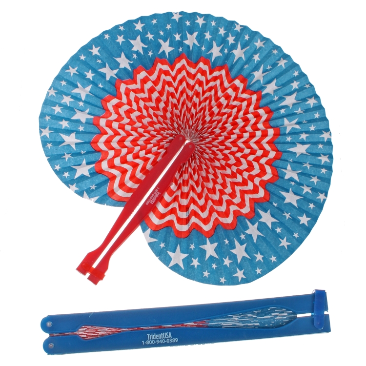 Patriotic Folding Fan 1