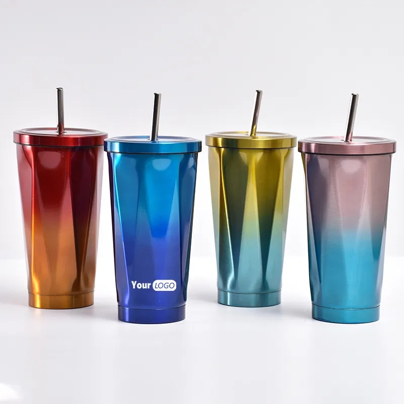 Stainless Steel Mug With Straw 5
