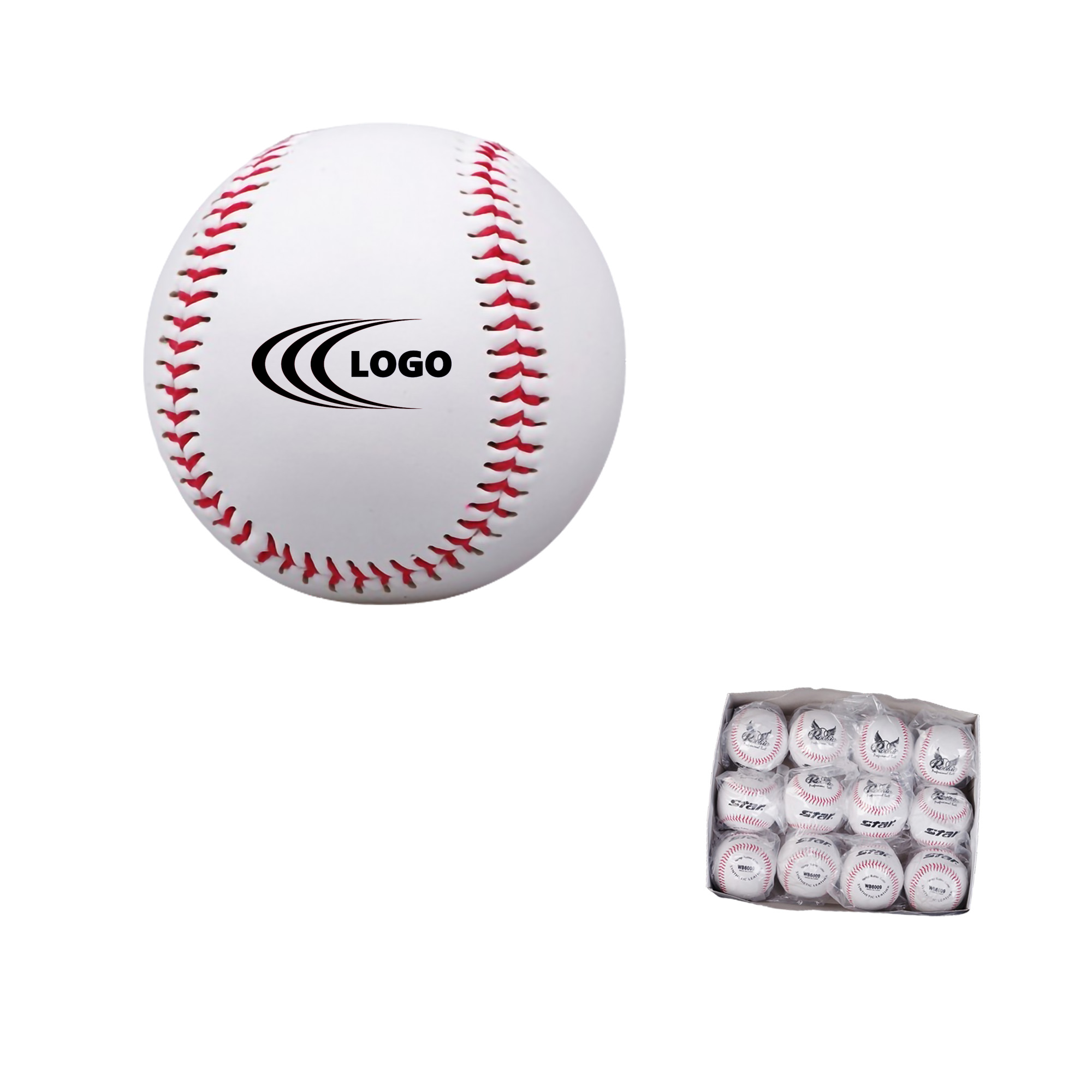 MOQ50 Custom Official Standard Practice 9 inch Hard Baseball 2