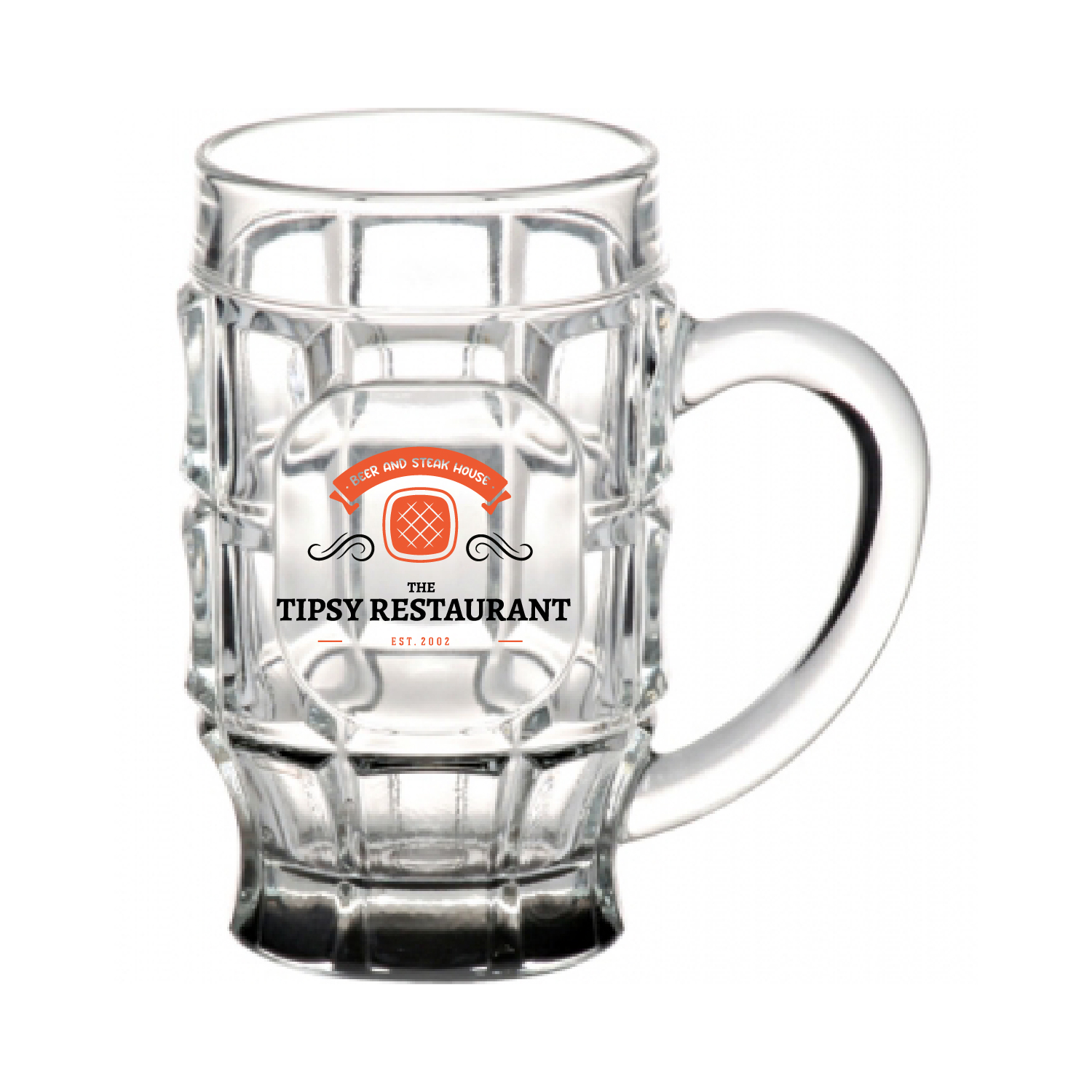 17.75 oz. Beer Garden Glass Mug (2 Color Imprint) 8
