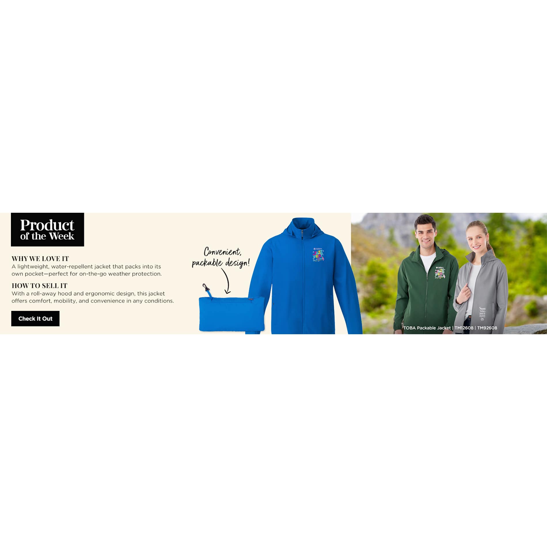 Women's TOBA Packable Jacket 197