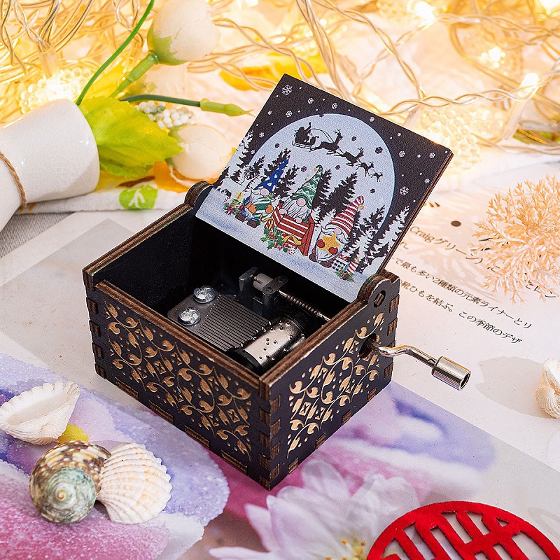 Christmas Gift Wooden Music Box 6