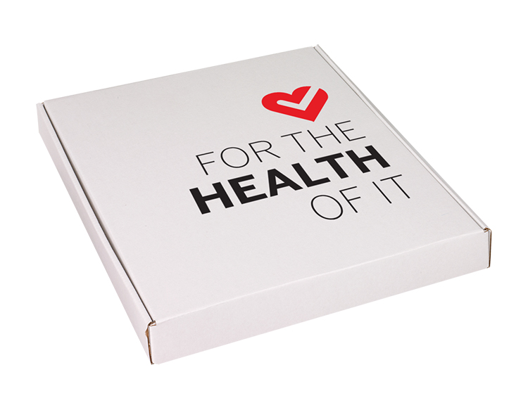 10" x 12 3/4" x 1 1/4" - E-Flute Outside Tuck Box 1