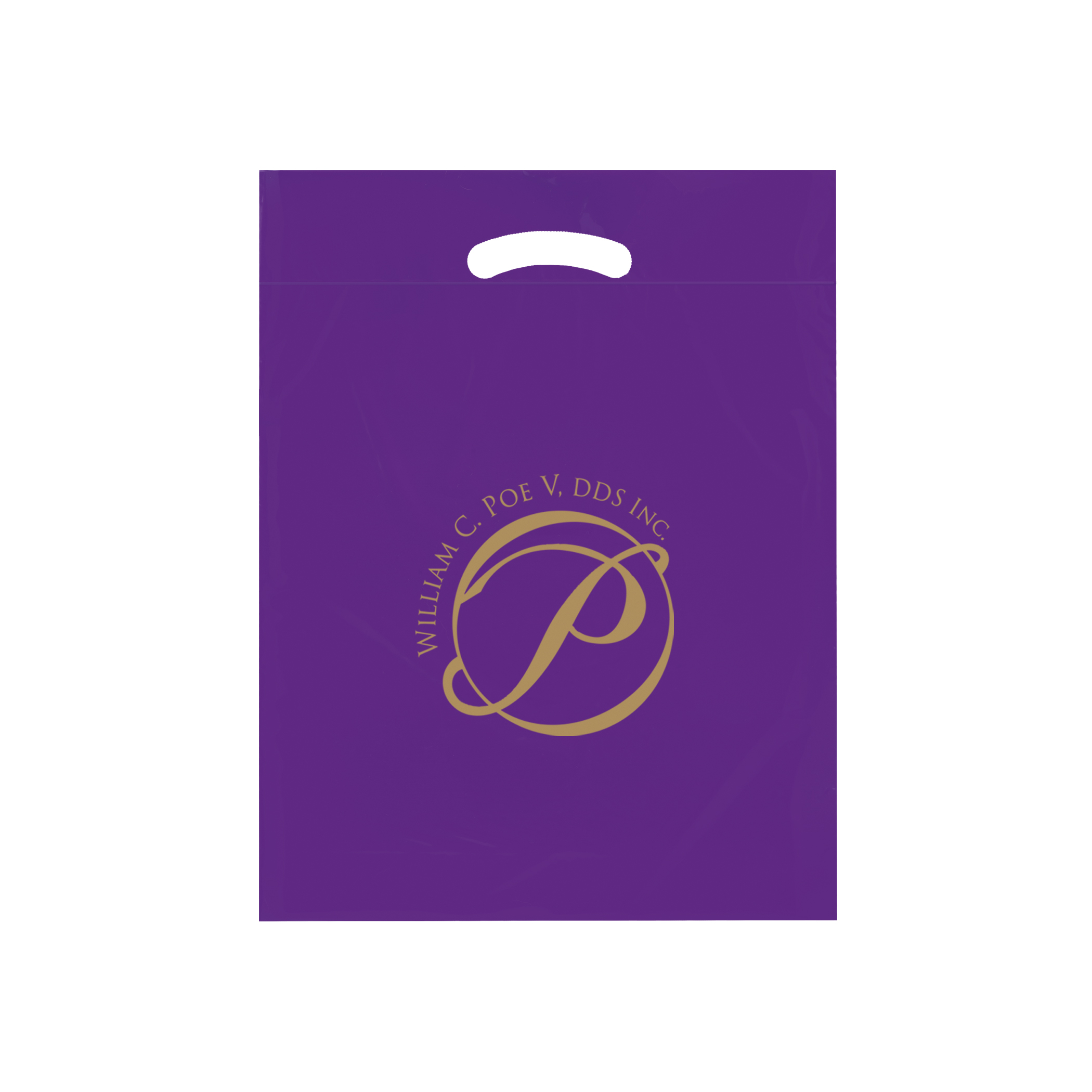 Fold Over Reinforced Die Cut Bag 18