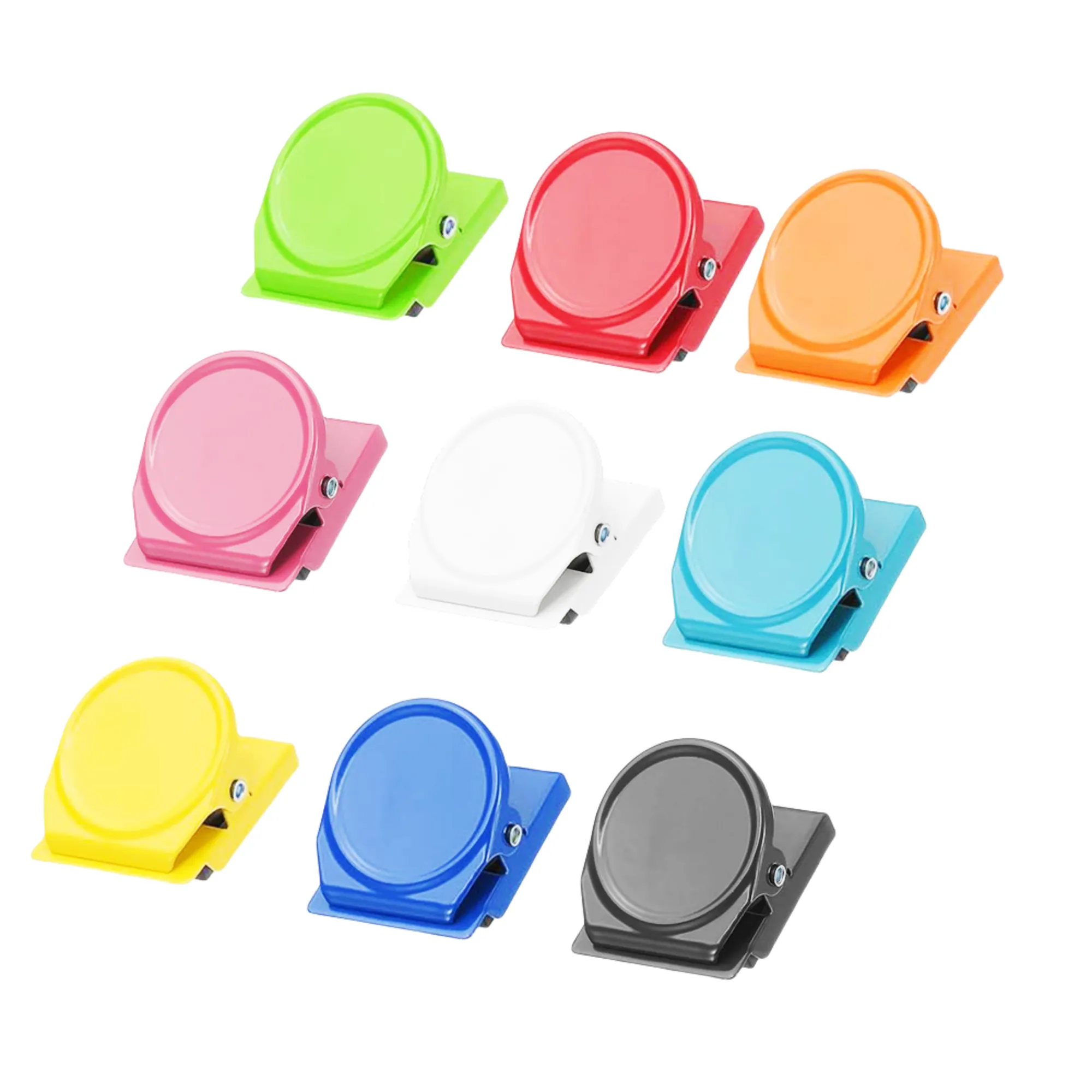 MOQ Colorful Magnet Clips for Refrigerator Whiteboard Locker 3
