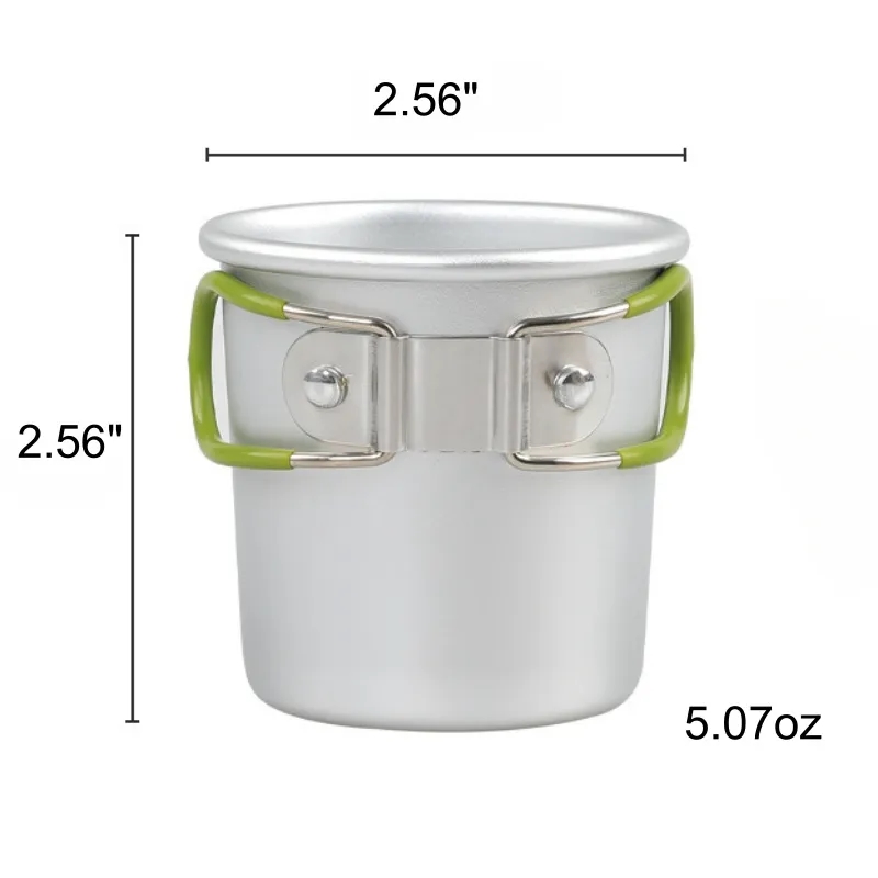 5.07oz Aluminum Camping Cup 2