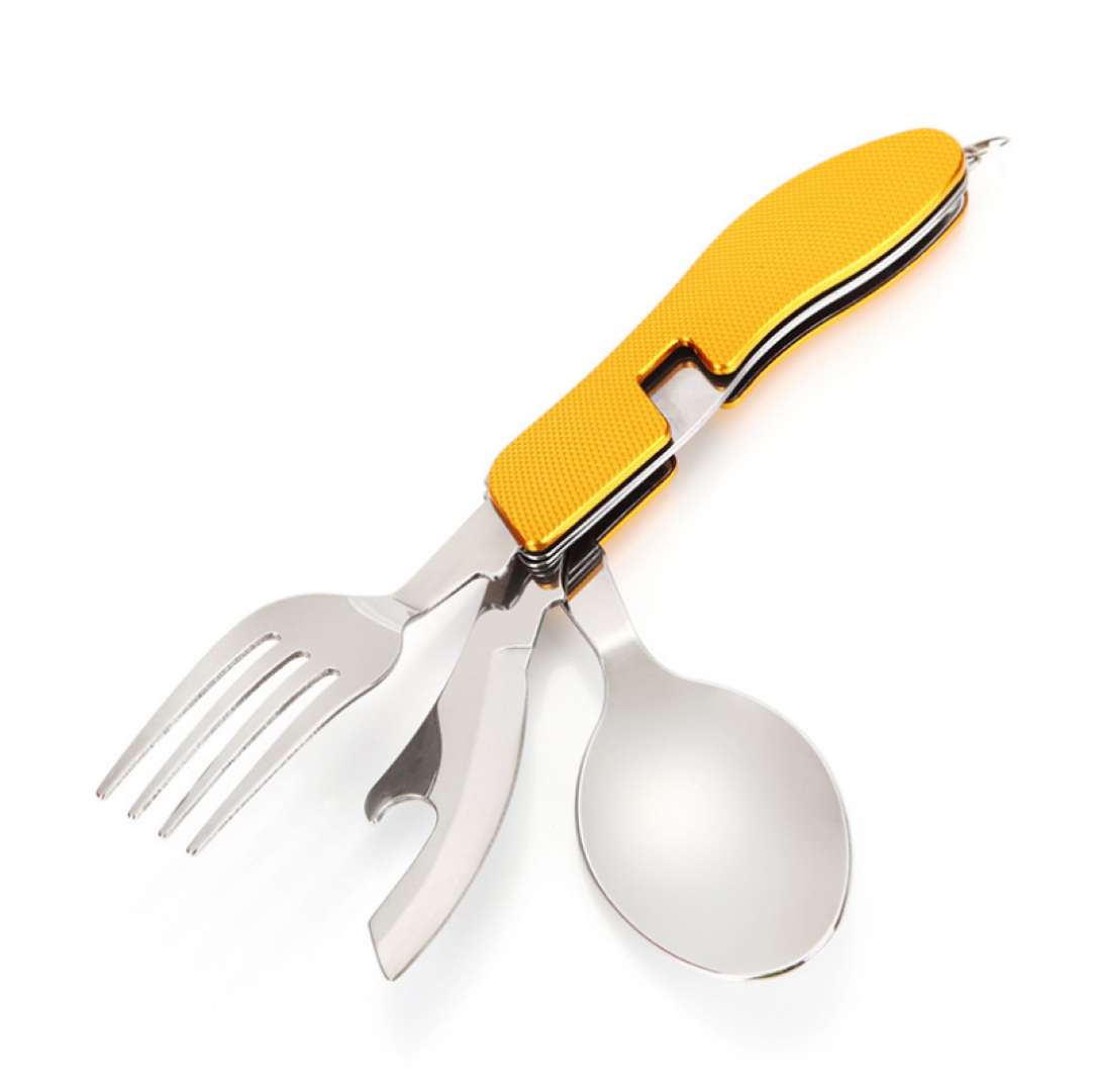 Portable 4 in 1 Stainless Steel Travel Utensil 2