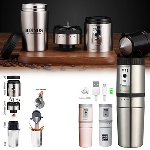 Portable Electric Coffee Maker Grinder 7
