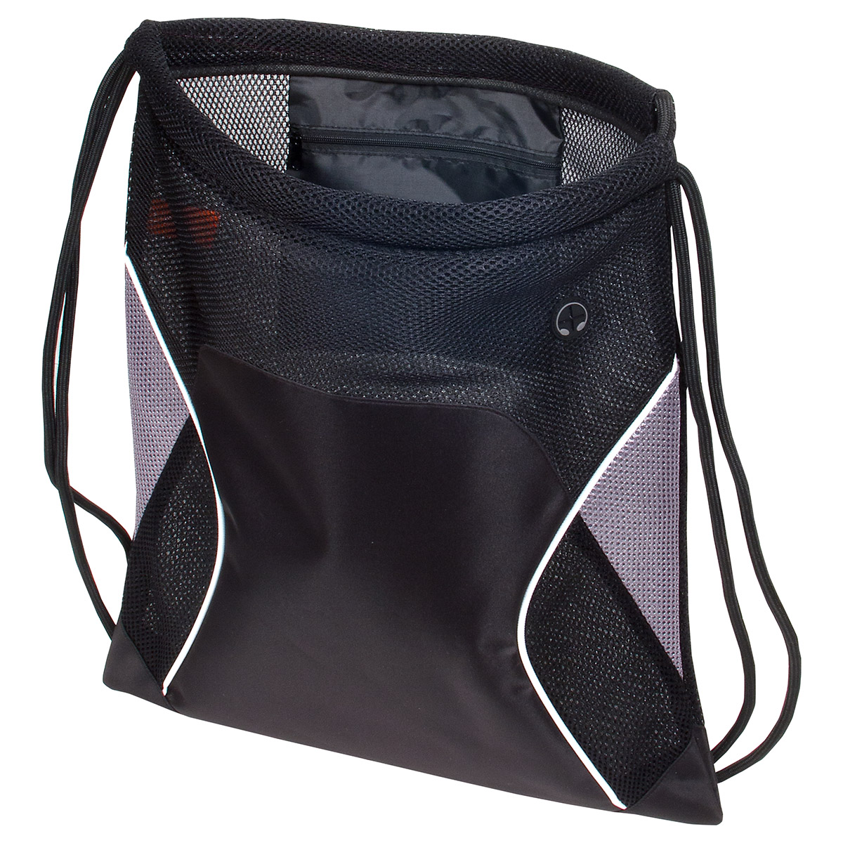 Jumbo Globetrotter Mesh Fabric Drawstring Bag 10