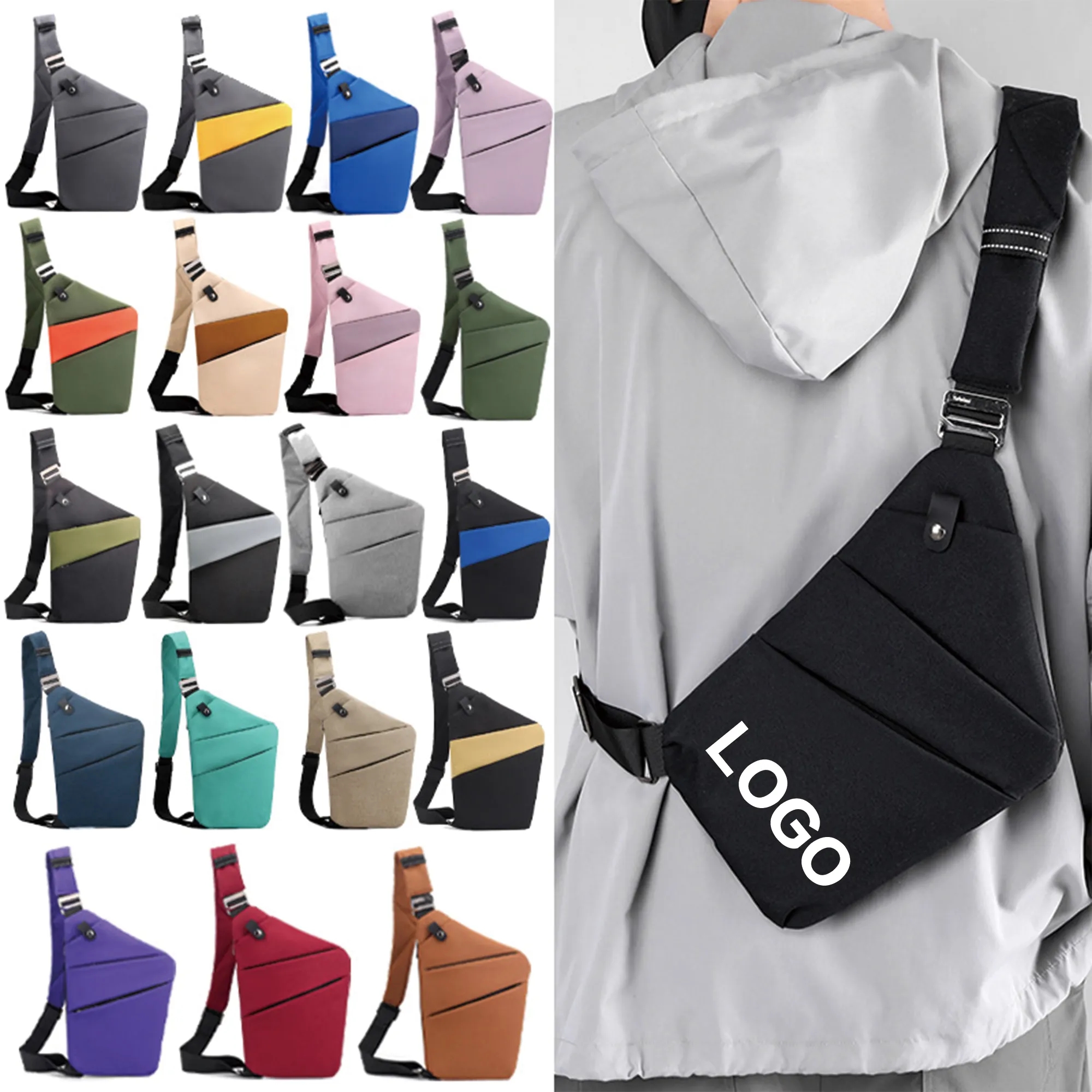 Anti-Theft Close-Fitting Sling Chest Bag 29