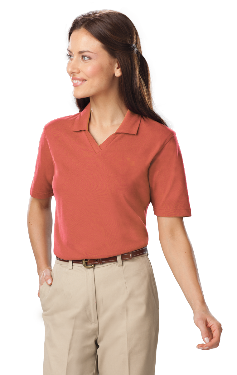 Ladies' Superblend V-Neck Polo 18