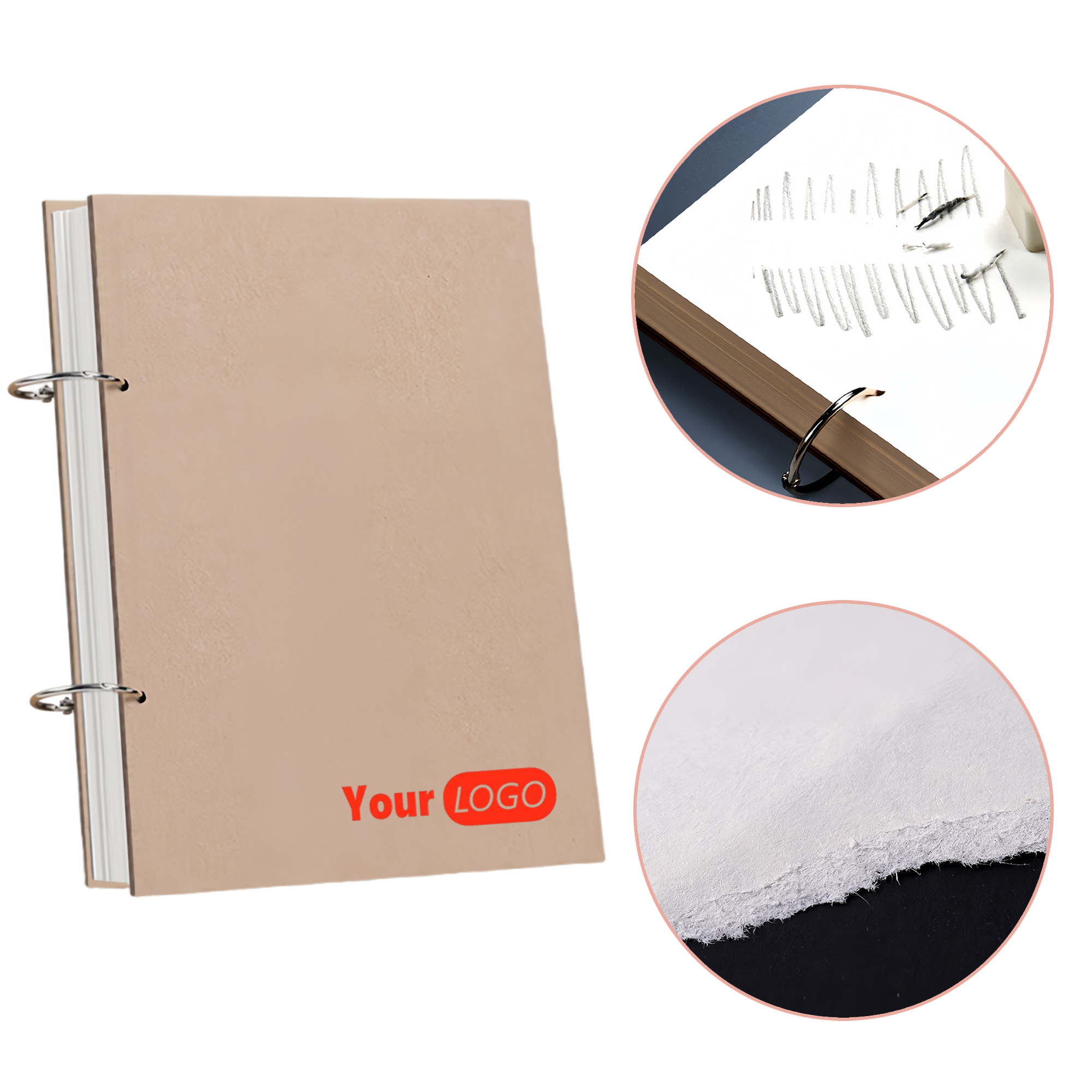 60-sheet Sketchbook Made Of Pure Wood Pulp 2