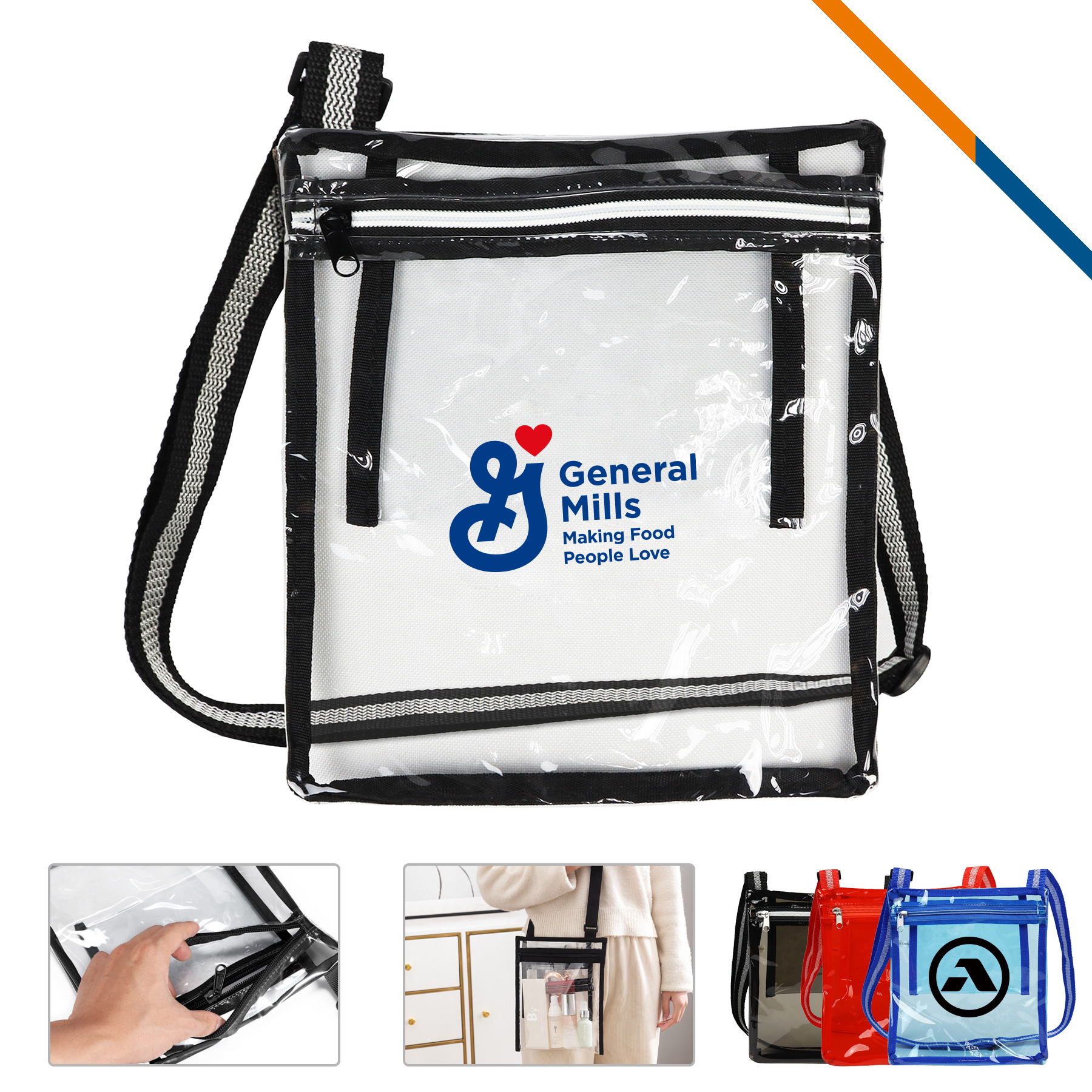 Calor Clear Crossbody Bag 4