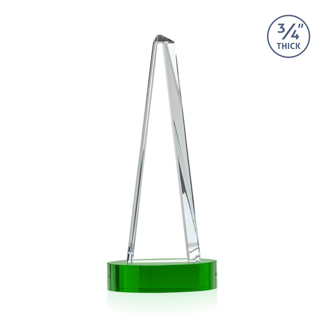 Majestic Tower Award on Alberton Base - Green 5