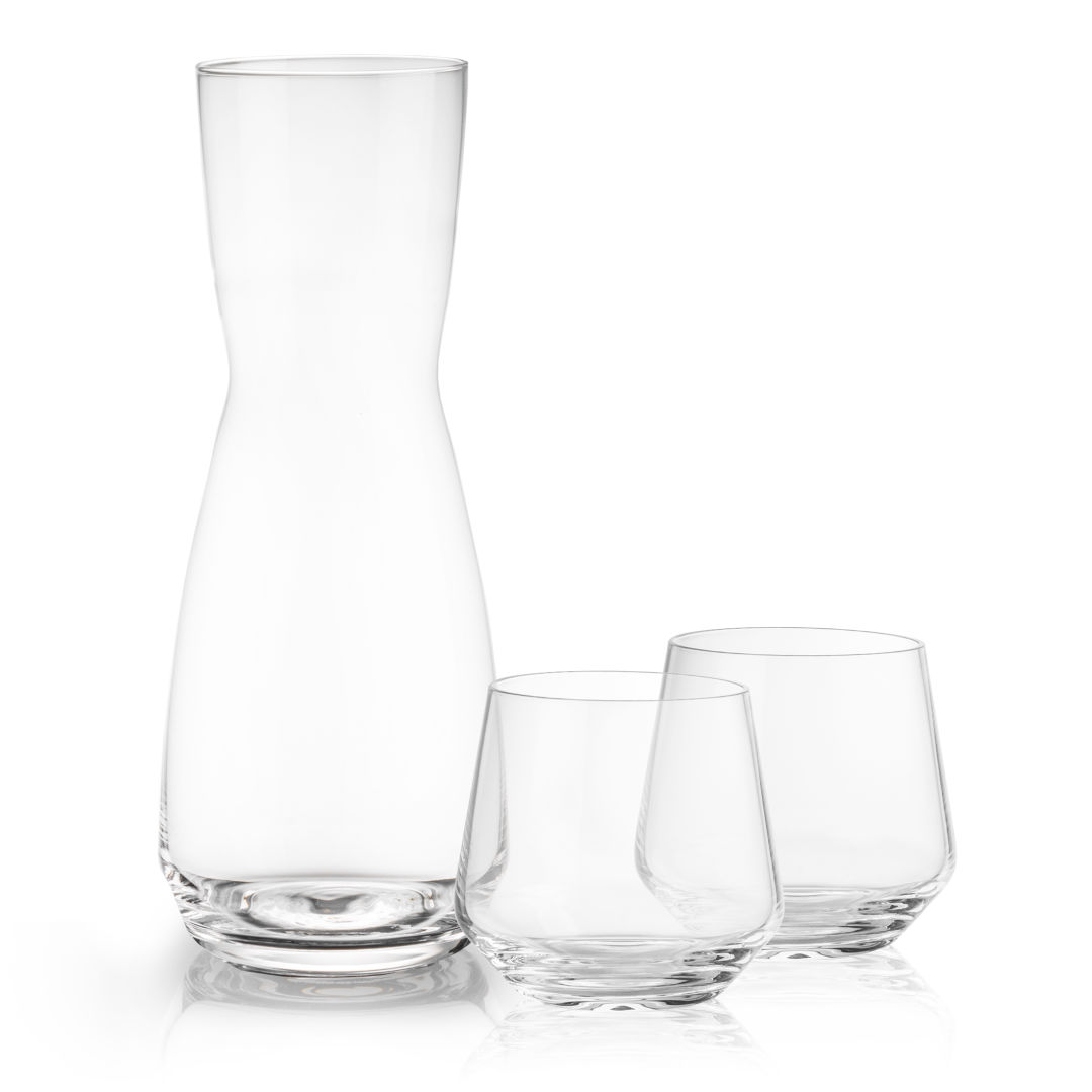 Mason Carafe & Sturgis Stemless Wine Set 2