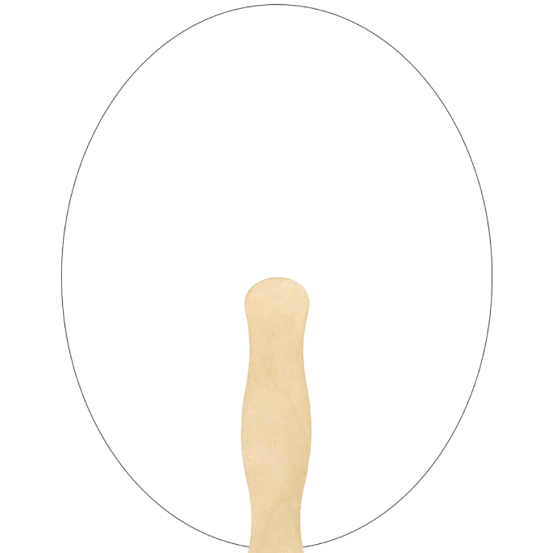 Oval Hand Fans 5