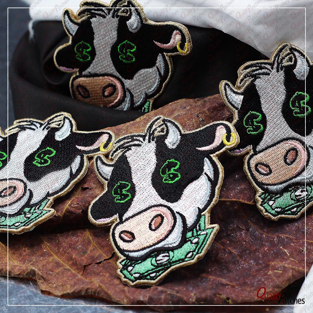 Custom Die Cut Embroidered Patches 7