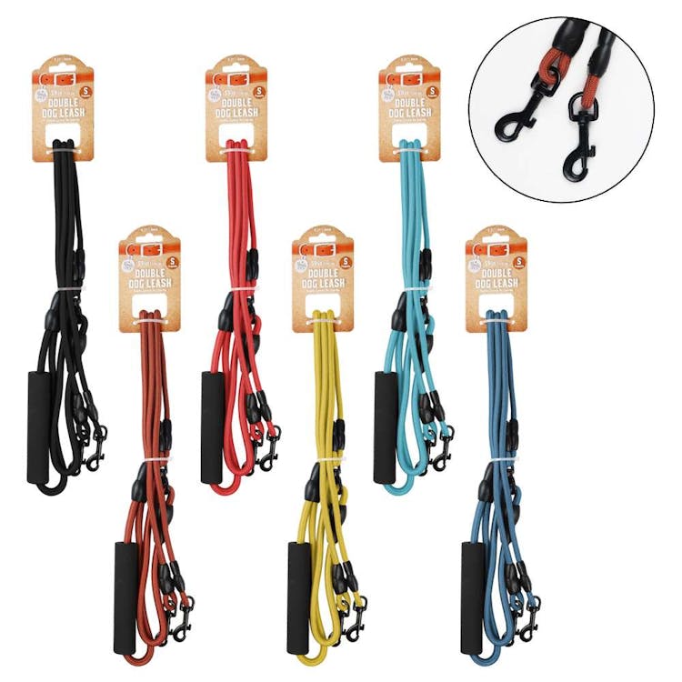 Pet Double Rope Leash Assorted Small 2