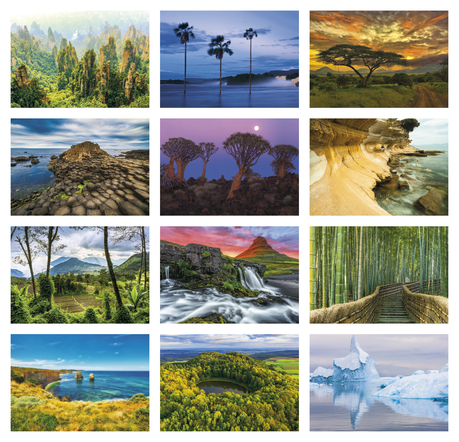 Triumph® Calendars World Scenic Calendar 34