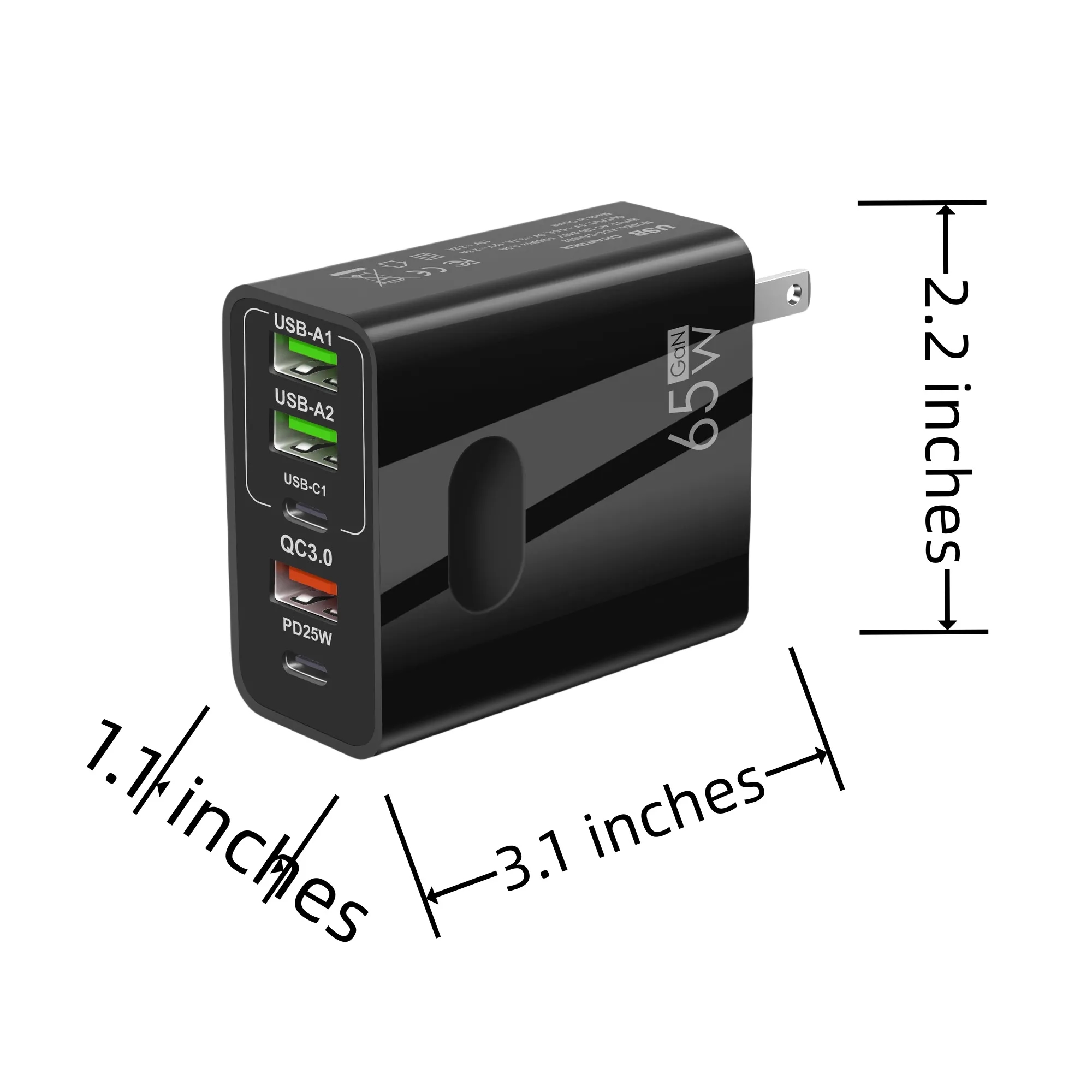 5-Port Usb Charger Block MOQ 100PCS 4