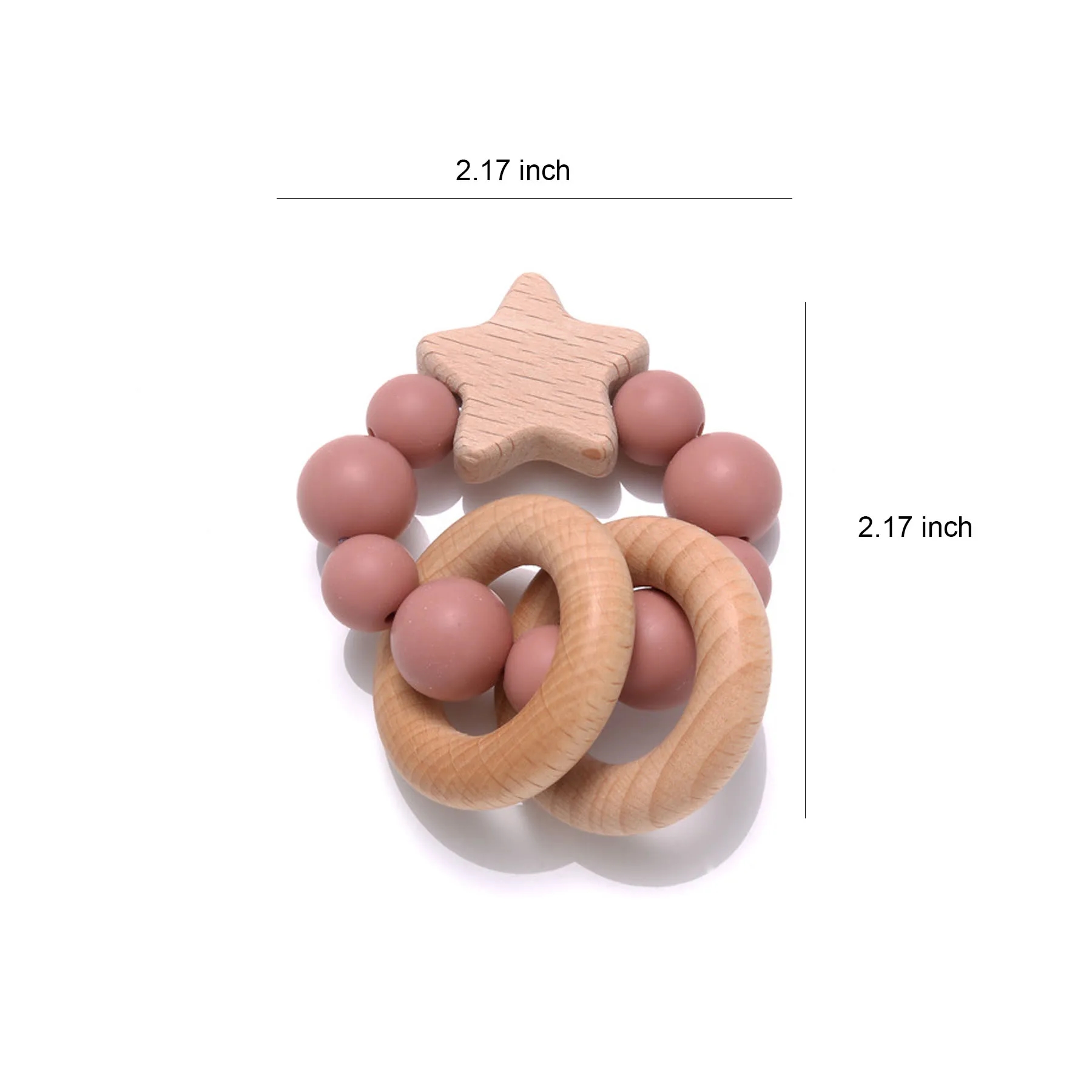 Beech Wood Teething Toy 4