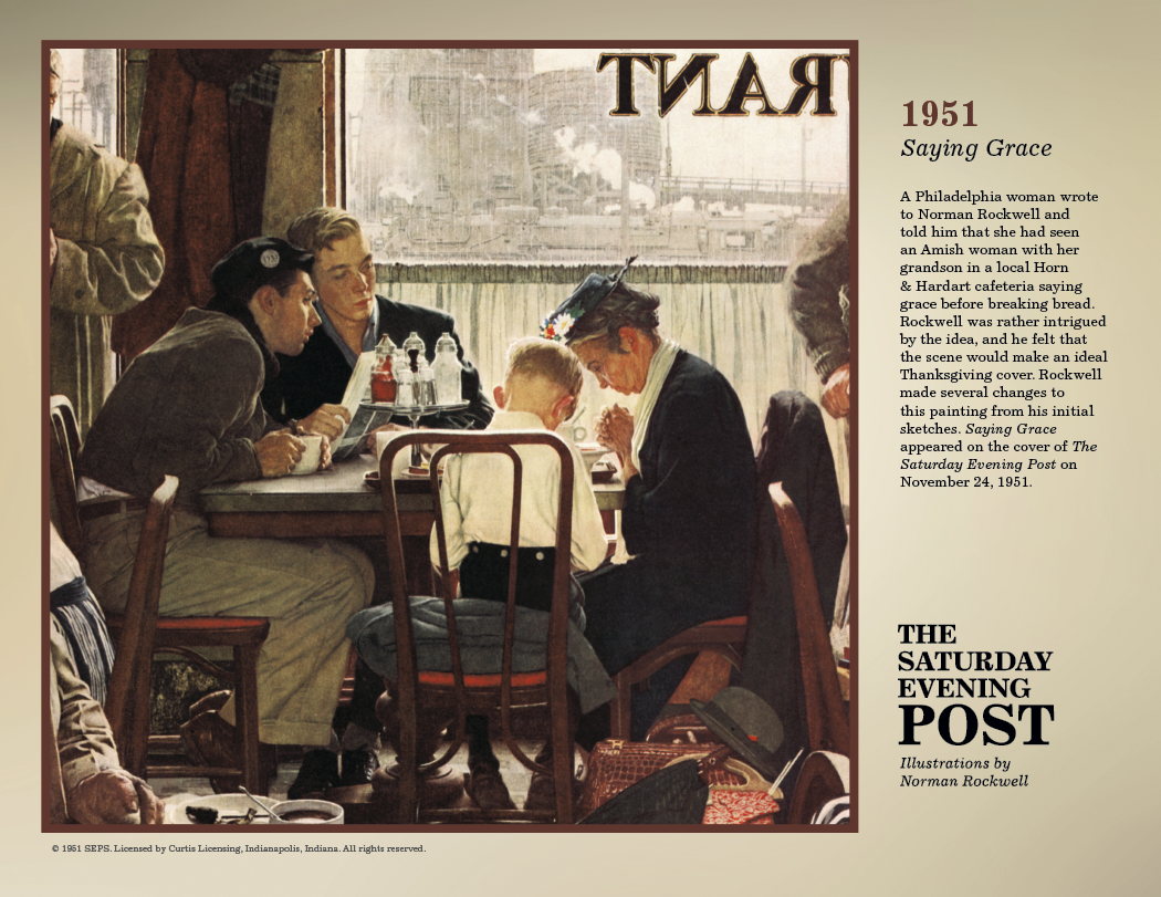 Triumph® Calendars The Saturday Evening Post Illustrations by Norman Rockwell Calendar 43