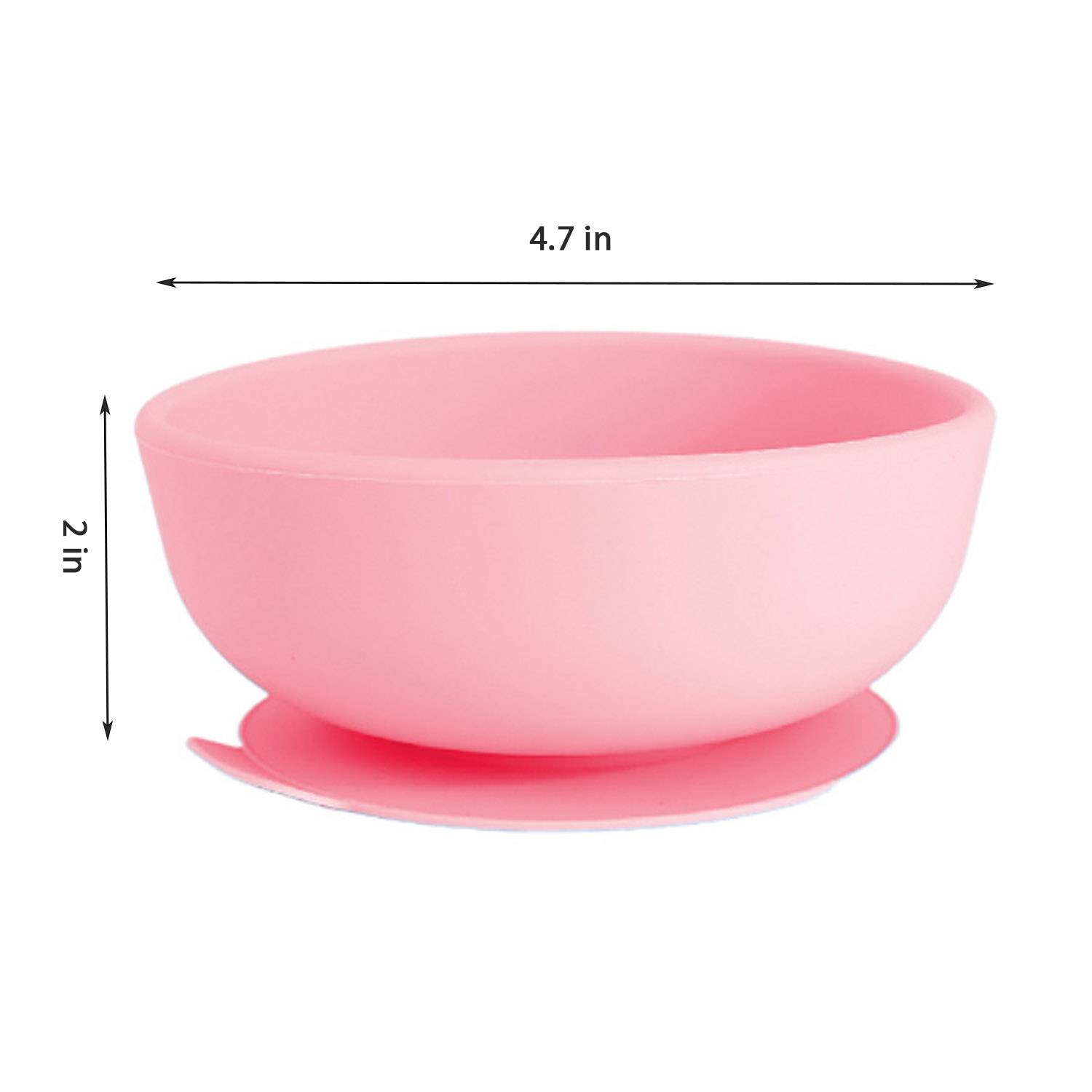 Baby Food Grade Silicone Suction Bowl 6