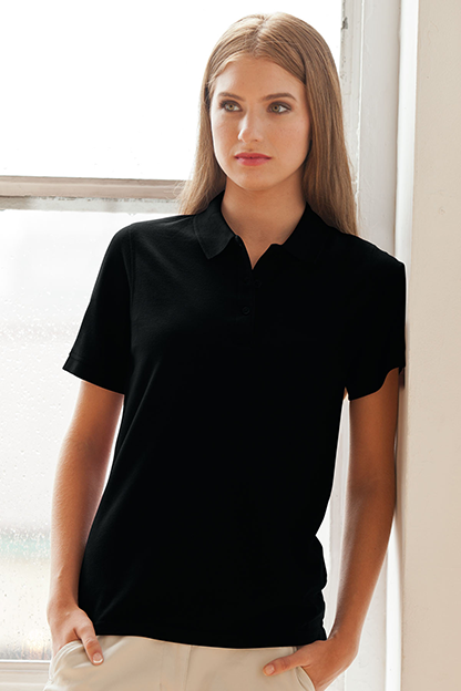 Women's Soft-Blend Double-Tuck Pique Polo 99