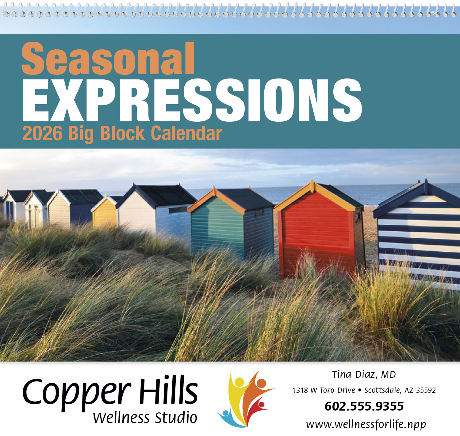 Good Value™ Seasonal Expressions Big Block Calendar 13