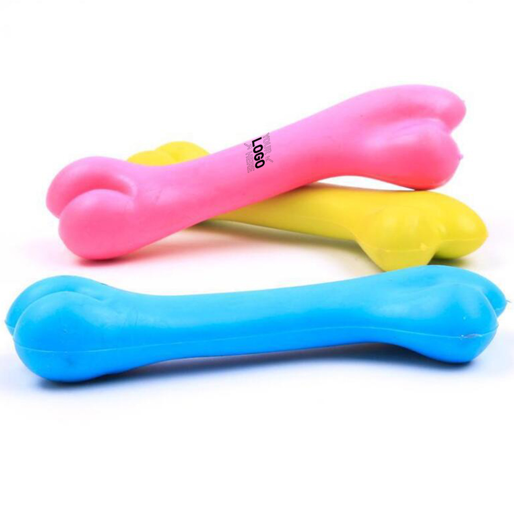 Rubber bite resistant bone type toy 3