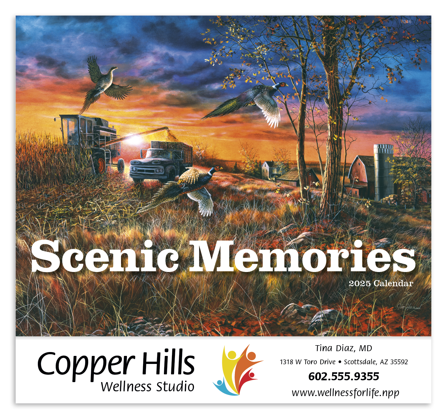 Good Value™ Scenic Memories - Stapled Calendar 11