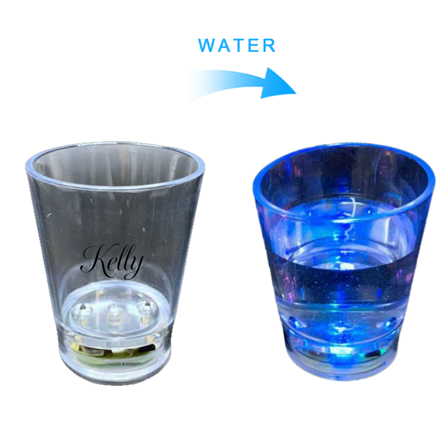2oz Liquid Activated LED Light Up Color Changing Shot Cup 2