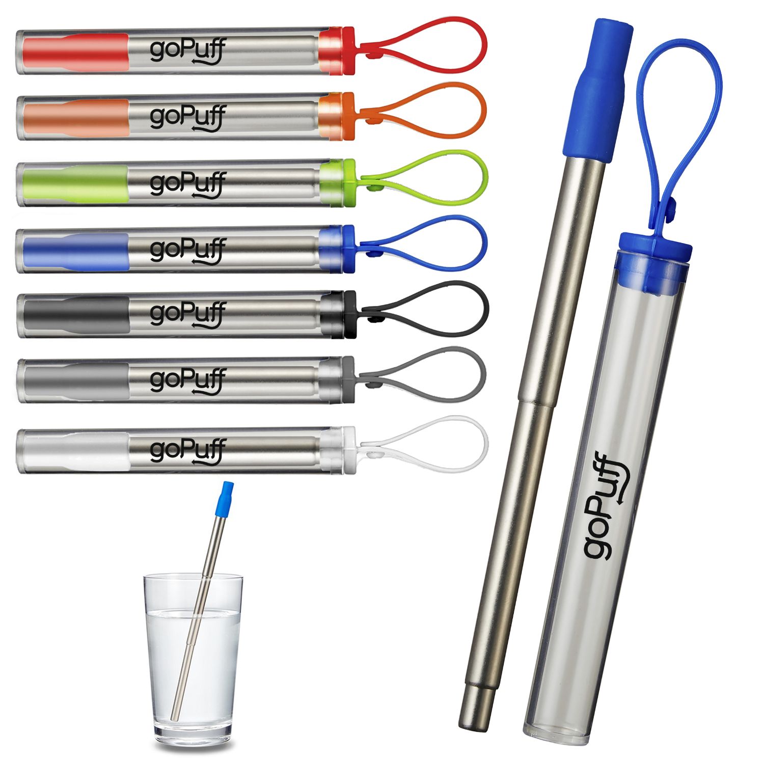 Collapsible Straw Set 8