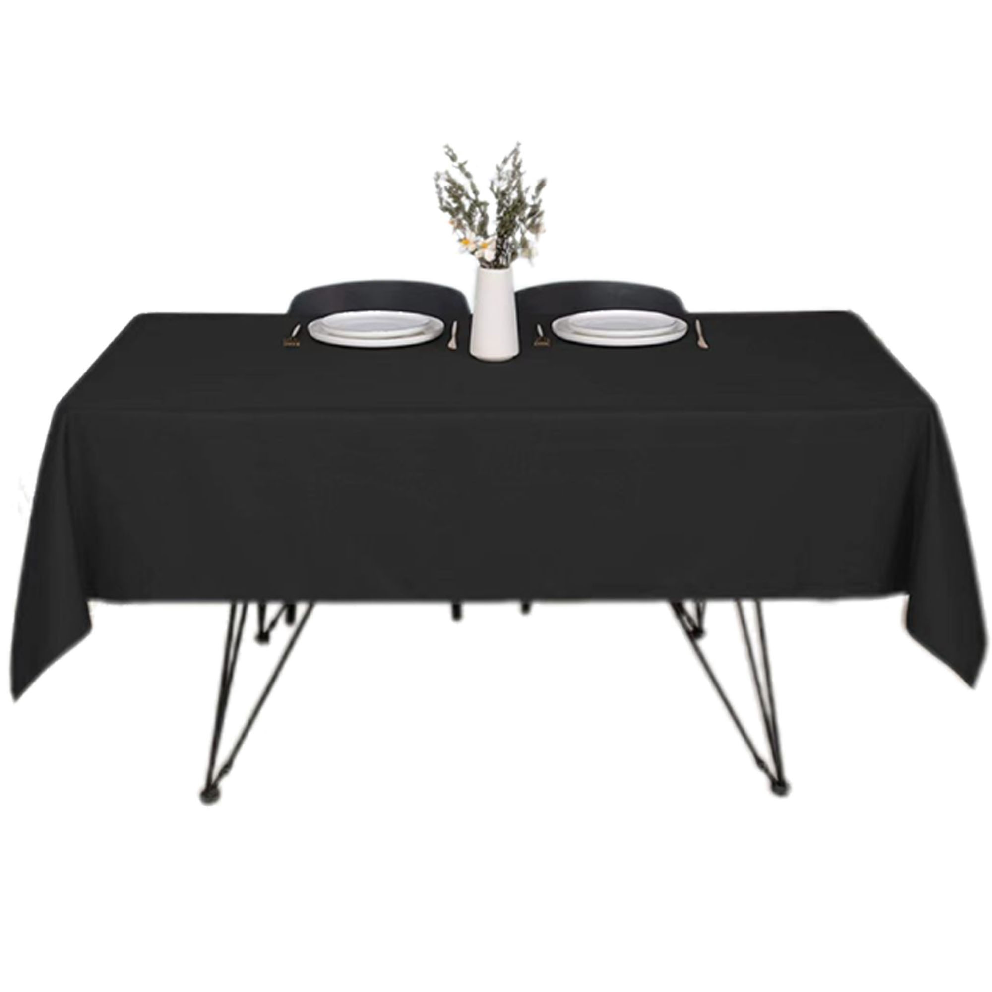 Washable Stain-Resistant Polyester Tablecloth for a Smooth Finish 5