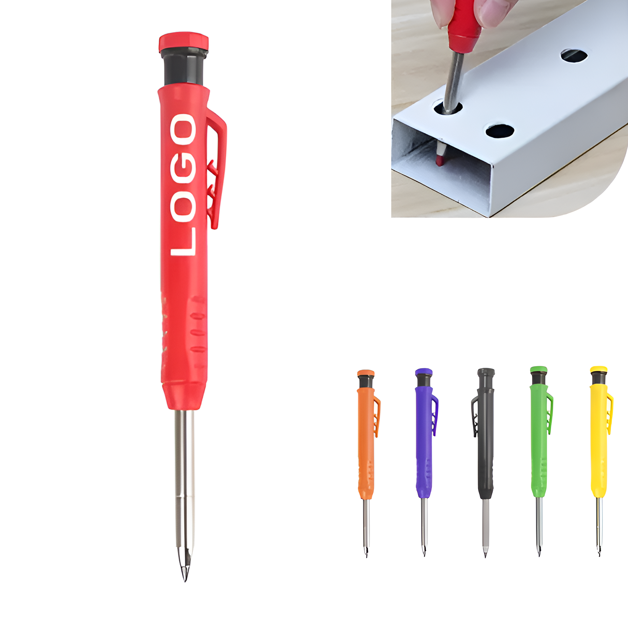Metal Plastic Marking Carpenter Pencils 3