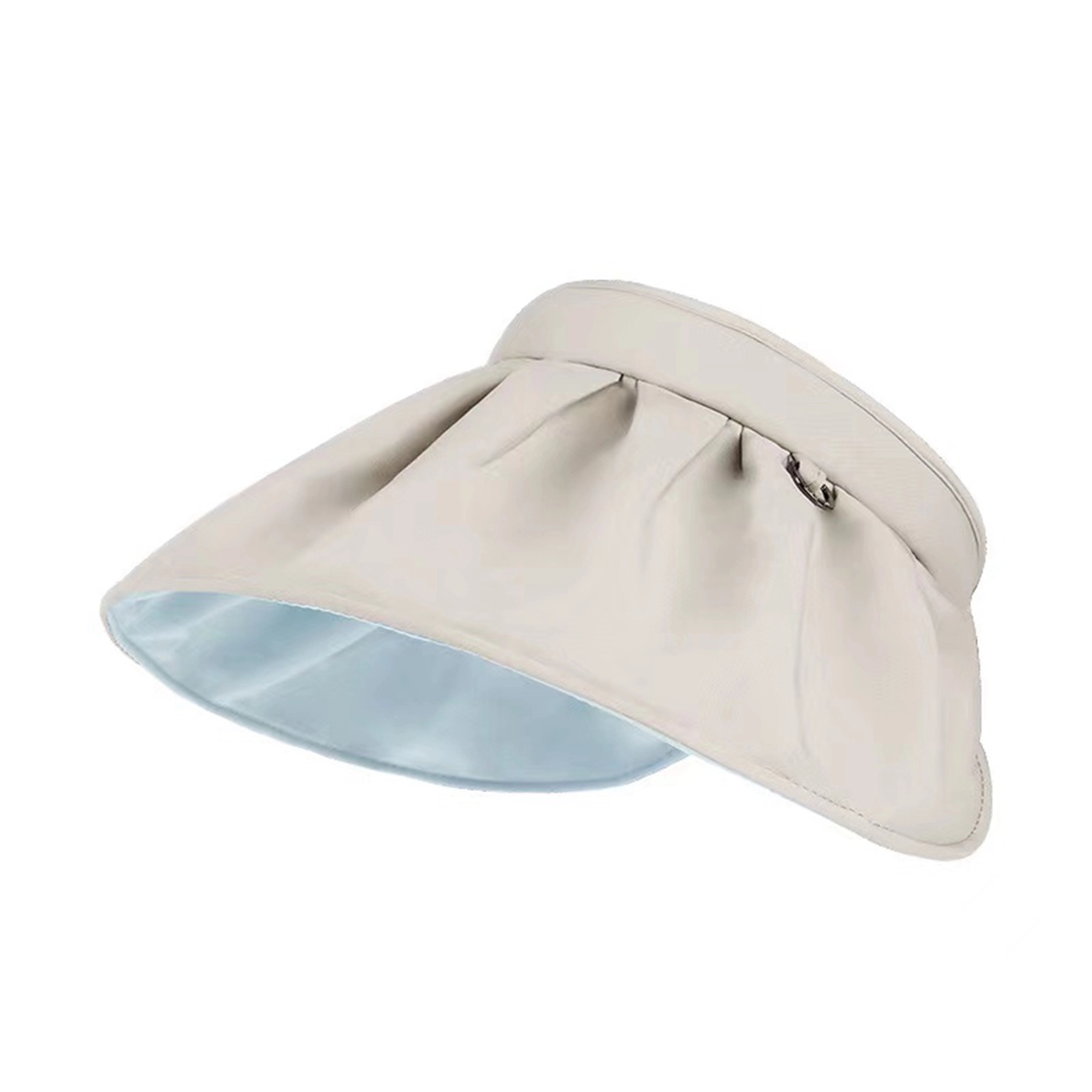 2 In 1 Hairpin Wide Brim Sun Rain Proof Hat 3
