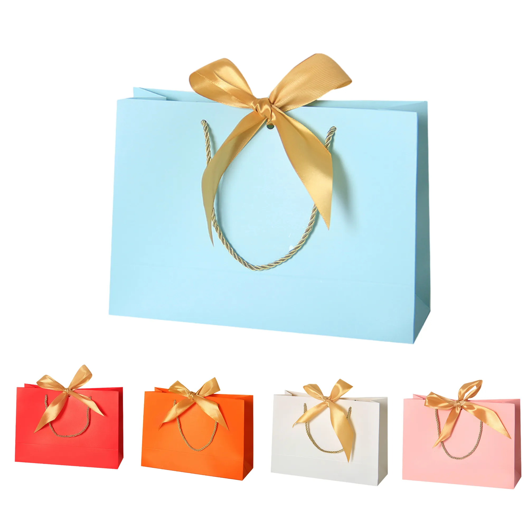 Gift Bags with Bow Ribbon Large 4