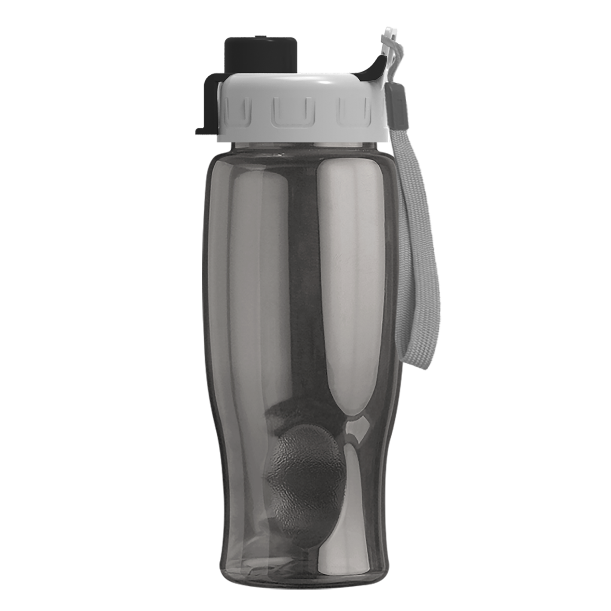 Poly-pure - 27 oz. Transparent Bottle with Quick Snap 17