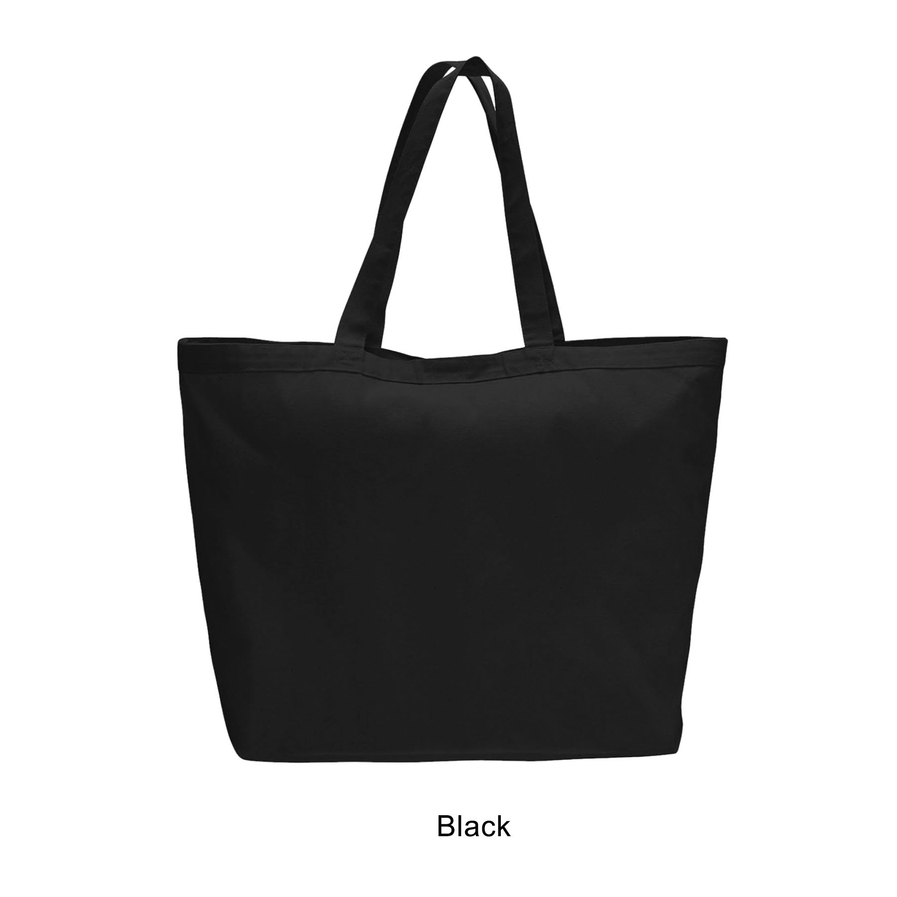 12 oz. 23"w Large Heavy Canvas Velcro Closure Tote Bag 7