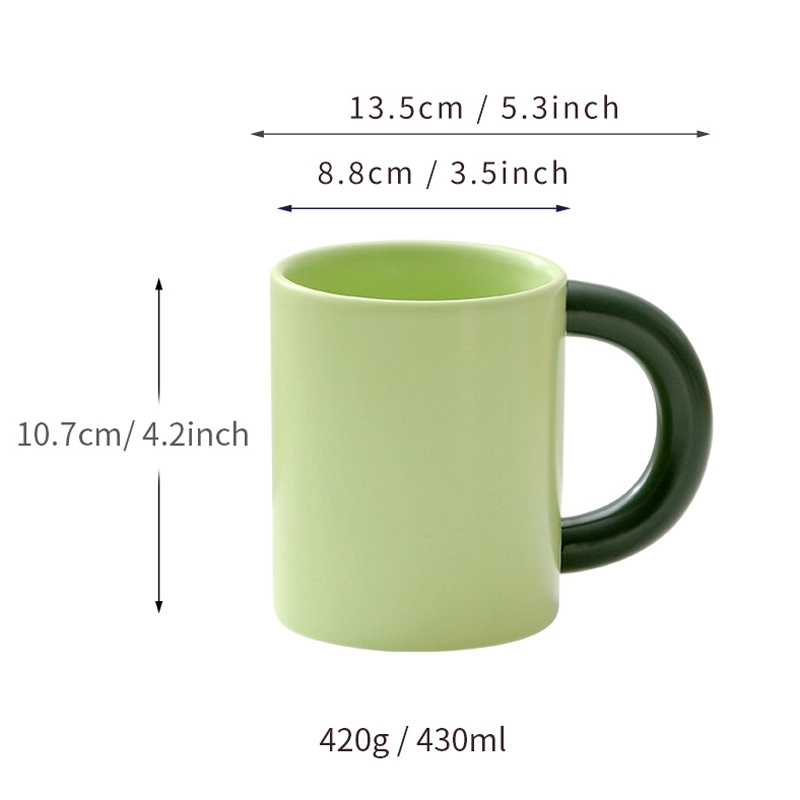 Custom 14 OZ. Ceramic Tea Coffee Mug & Office Drink Cup 11