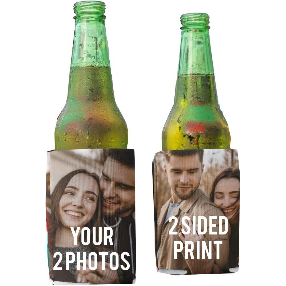 Custom Beer Can Cooler Sleeves Bulk Personalized Insulated Beverage Bottle Holder/ Custom Logo 12 oz 3