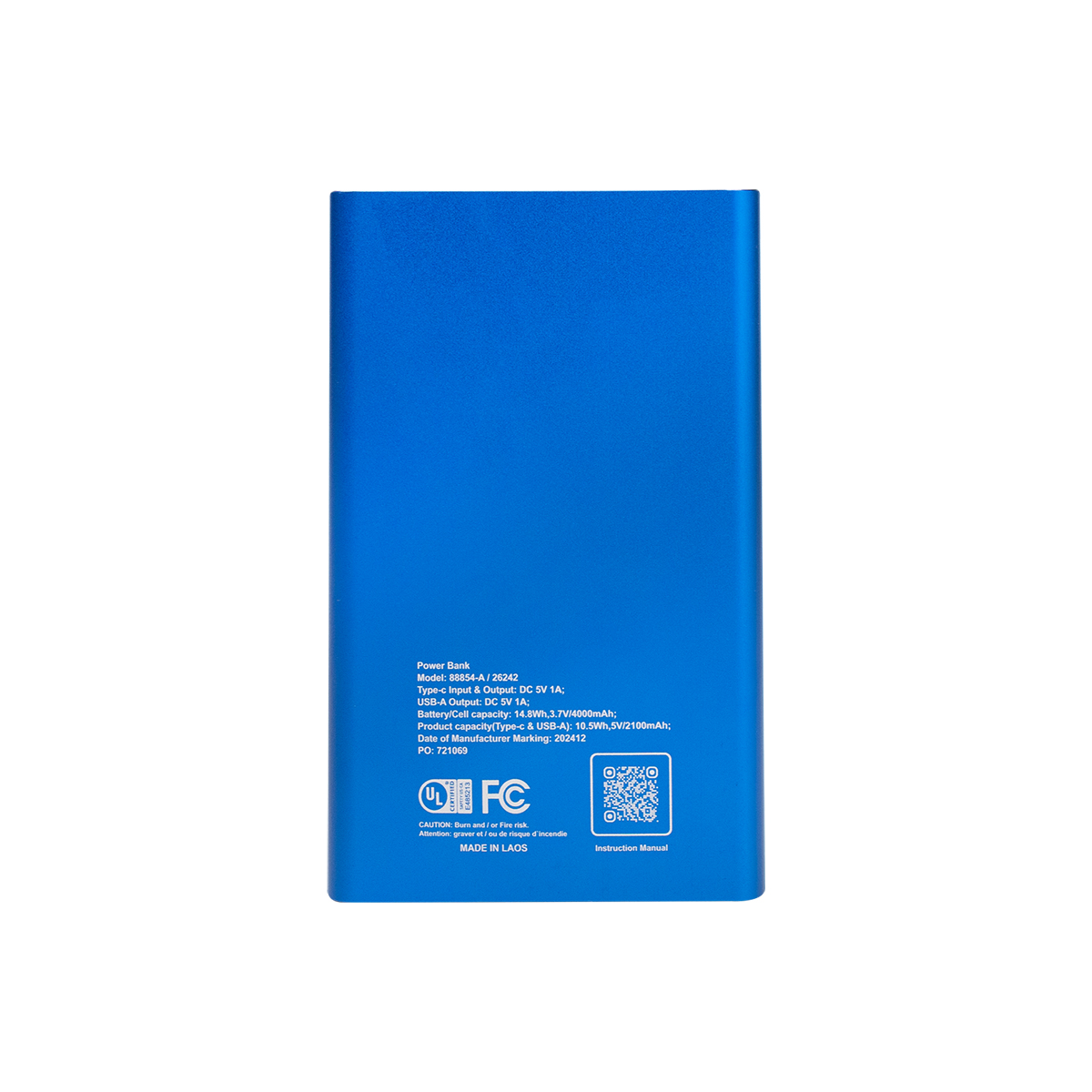 UL Listed Slim Power Bank 2.0 7