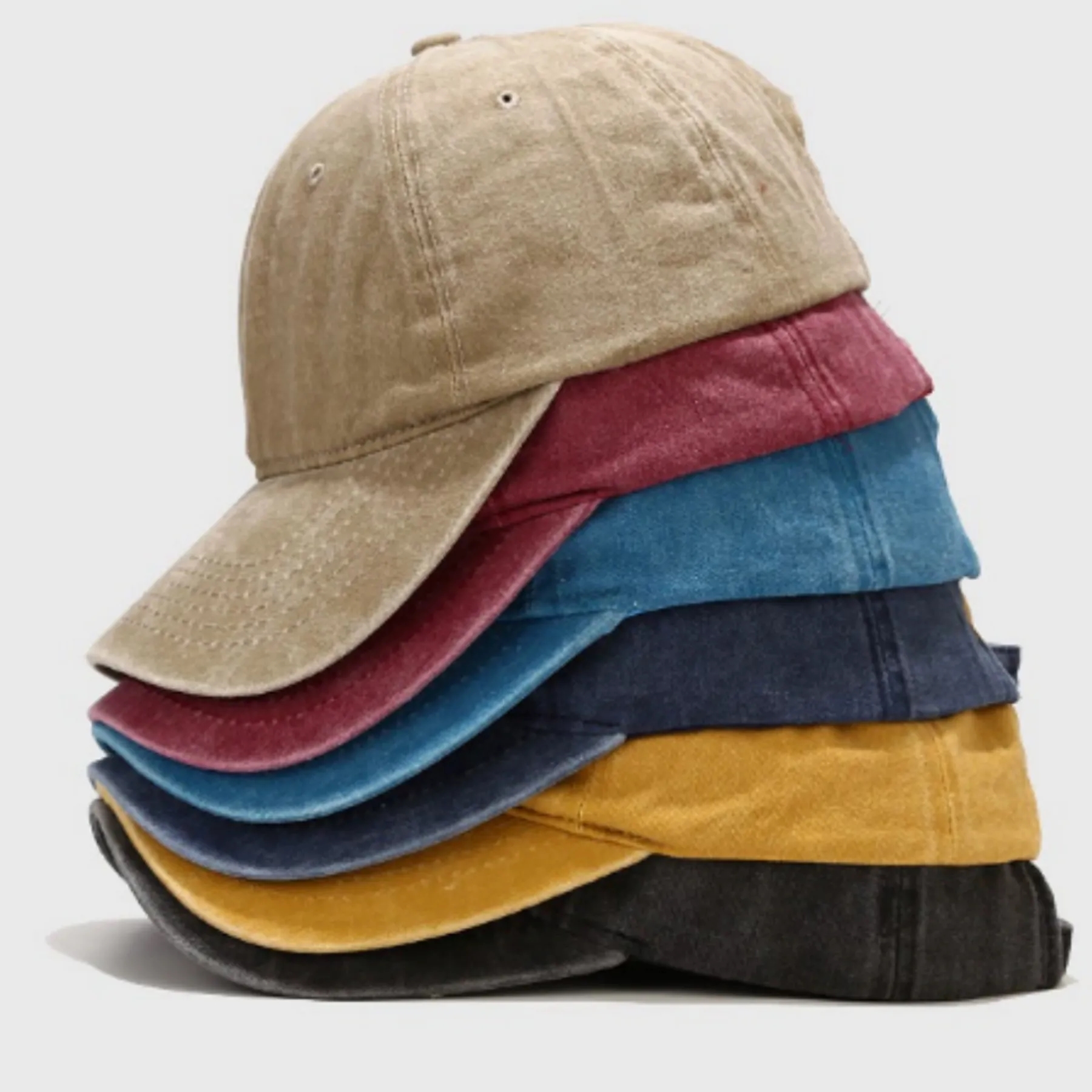 Vintage Washed Distressed Baseball Cap Style 8