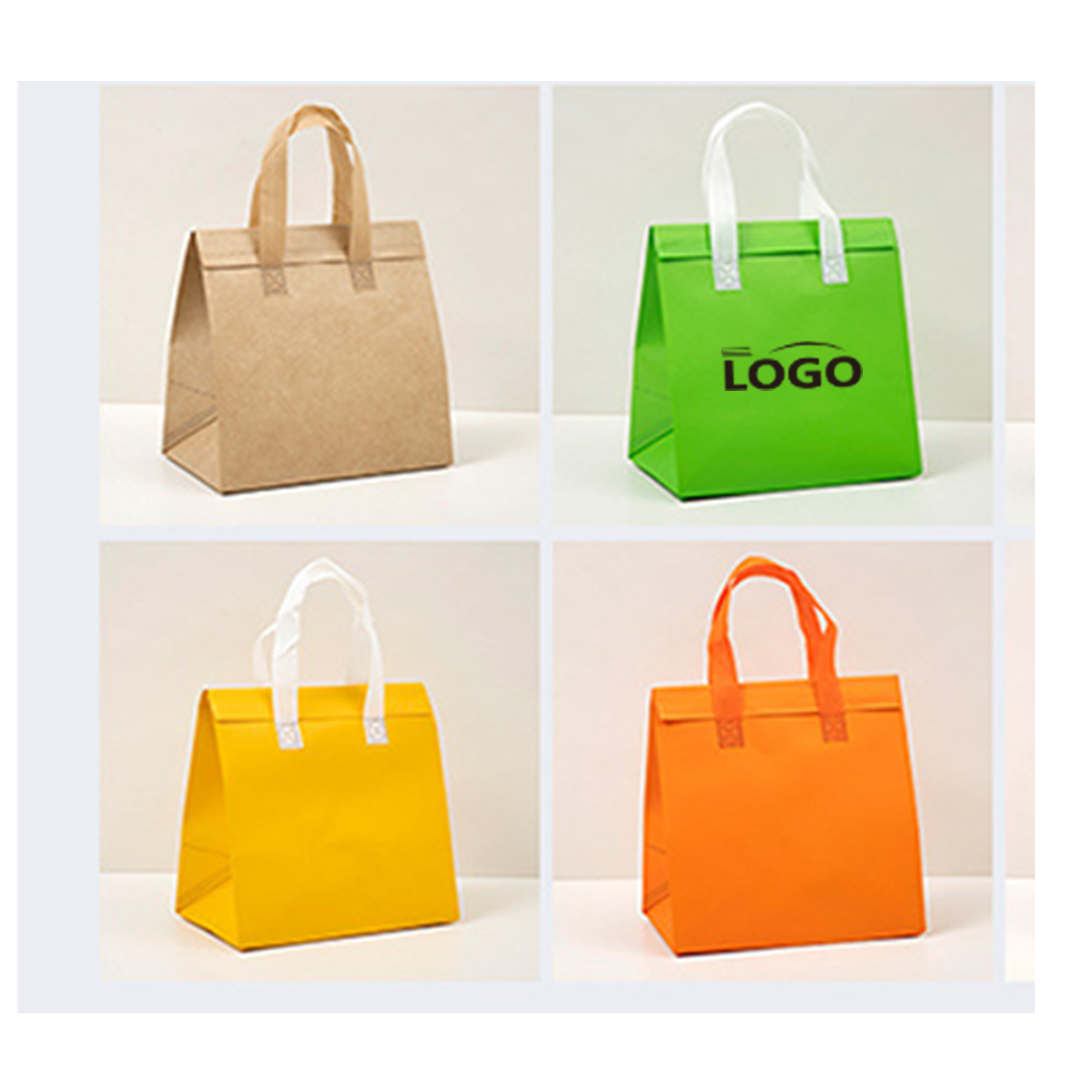 Insulated Aluminum Foil Lined Takeout Bag Coffee Cooler 3